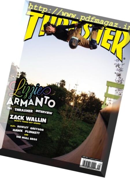 Thrasher Skateboard Magazine – May 2017 Cover