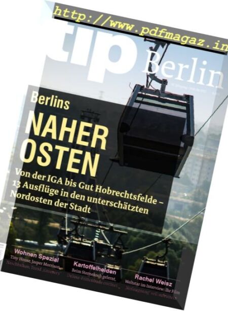 Tip Berlin – Nr.8, 2017 Cover