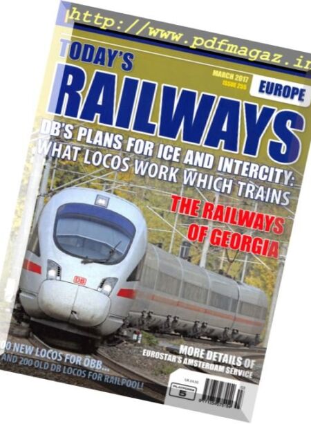 Todays Railways Europe – March 2017 Cover
