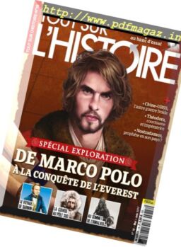 Tout Sur l’Histoire – Mai-Juin 2017