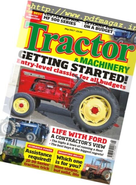Tractor & Machinery – May 2017 Cover