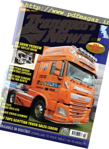Transport News – May 2017 Cover