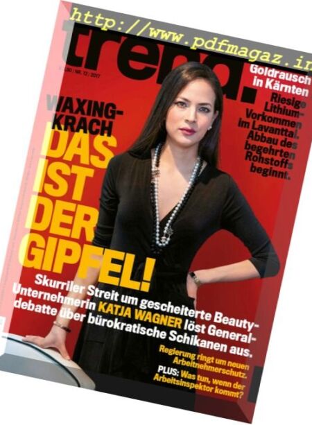 Trend – Nr.12, 2017 Cover