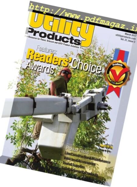 Utility Products – March 2017 Cover