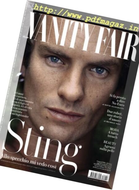 Vanity Fair Italia – 12 Aprile 2017 Cover
