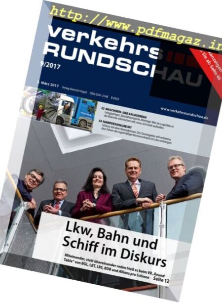 Verkehrs Rundschau – Nr.9, 2017 Cover