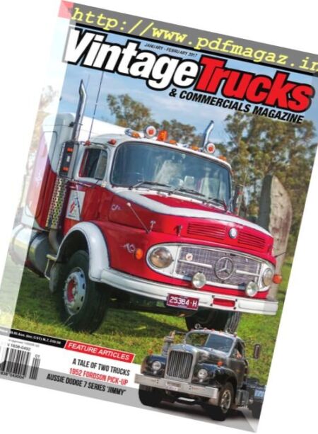 Vintage Trucks & Commercials – January-February 2017 Cover