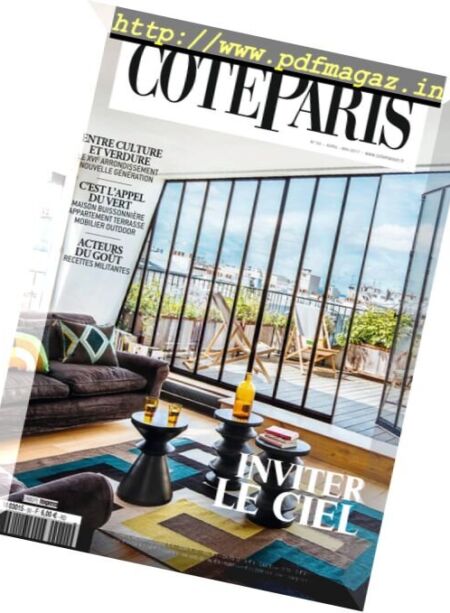 Vivre Cote Paris – Avril-Mai 2017 Cover