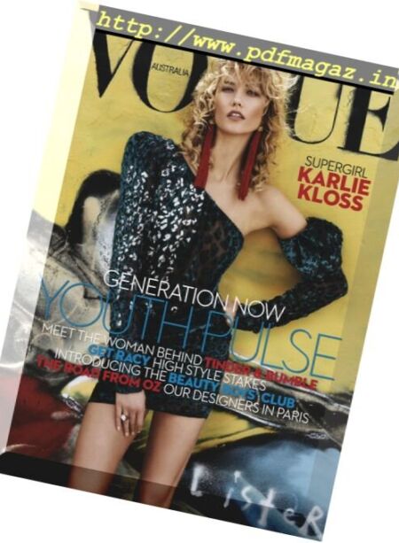 Vogue Australia – April 2017 Cover