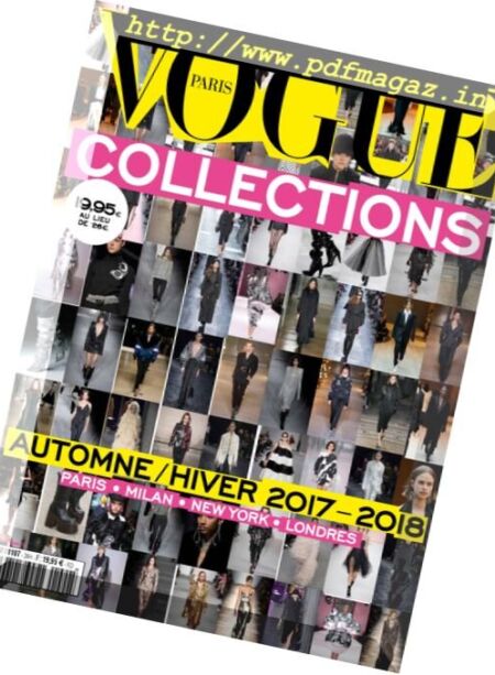 Vogue Paris – Collections Automne-Hiver 2017-2018 Cover