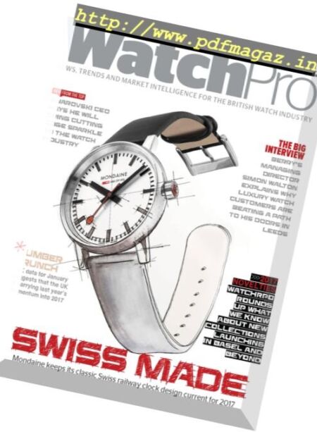WatchPro – March 2017 Cover