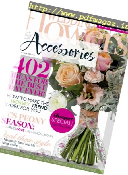 Wedding Flowers – May-June 2017 Cover