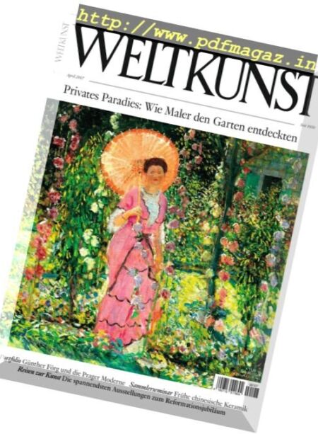 Weltkunst – April 2017 Cover