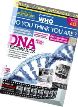 Who Do You Think You Are – May 2017