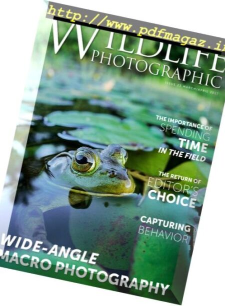Wildlife Photographic – March-April 2017 Cover