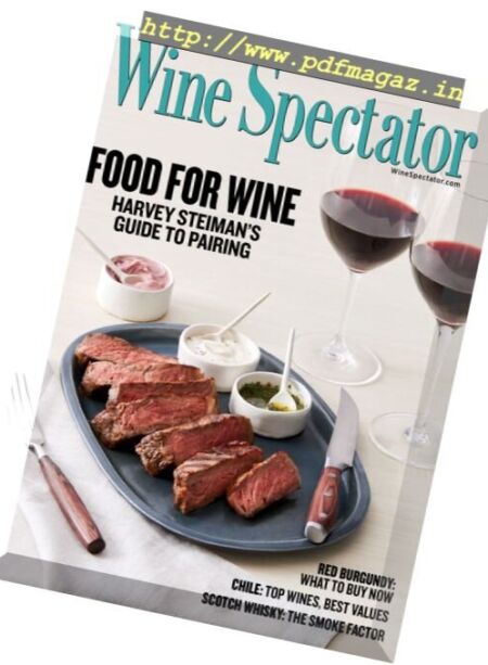Wine Spectator – 31 May 2017 Cover
