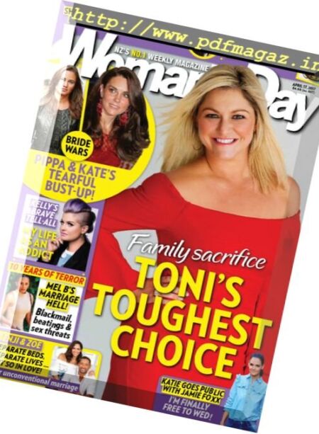 Woman’s Day New Zealand – 17 April 2017 Cover