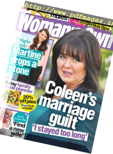 Woman’s Own – 1 May 2017 Cover