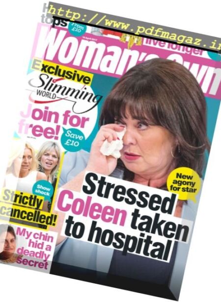 Woman’s Own – 10 April 2017 Cover