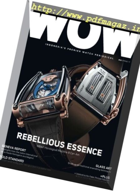 World Of Watches Indonesia – Spring 2017 Cover