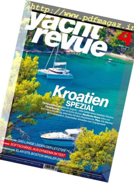 Yachtrevue – April 2017 Cover