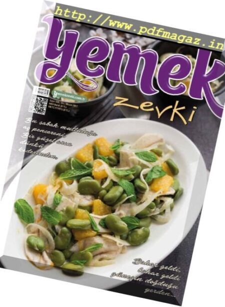 Yemek Zevki – Nisan 2017 Cover