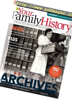Your Family History – April 2017