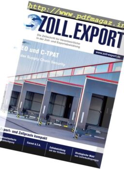Zoll.Export – April 2017