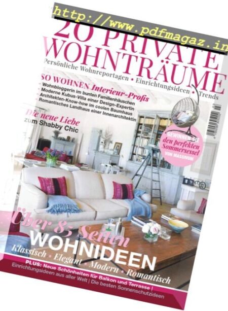 20 Private Wohntraume – Mai-Juni 2017 Cover