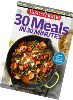 30 Meals in 30 Minutes – April 2017