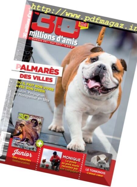 30 Millions d’Amis – Mai 2017 Cover