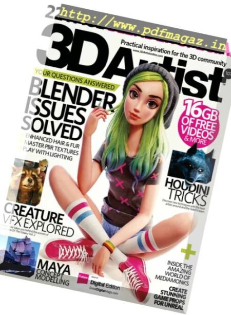 3D Artist – Issue 107, 2017 Cover