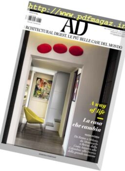 AD Architectural Digest Italia – Maggio 2017