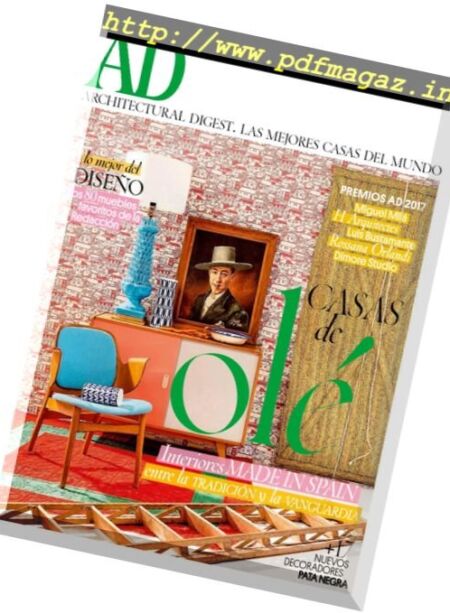 AD Architectural Digest Spain – Marzo 2017 Cover