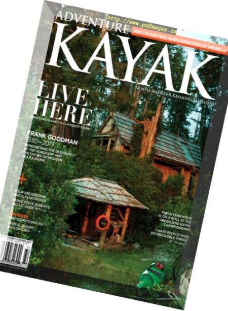 Adventure Kayak – Summer 2017 Cover