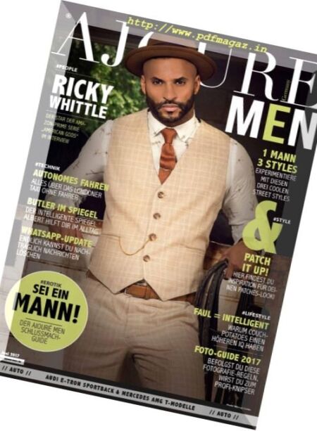 Ajoure Men – Juni 2017 Cover