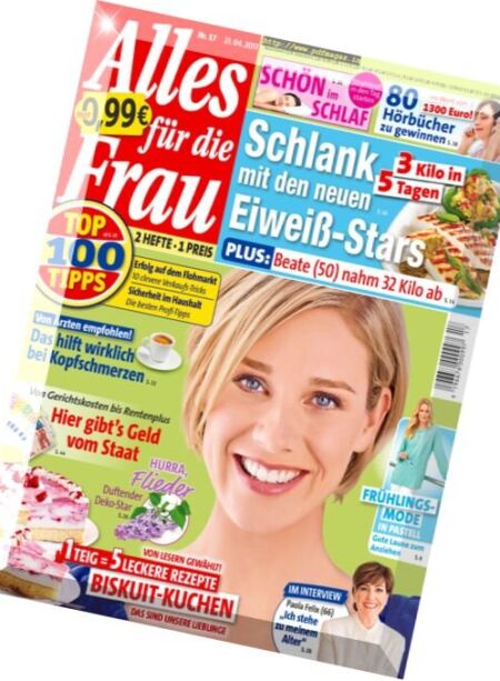 Alles fur die Frau – 21 April 2017 Cover