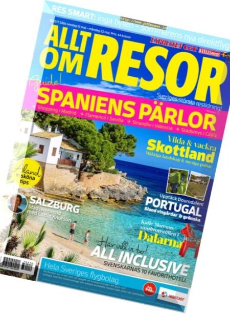 Allt Om Resor – Maj 2017 Cover