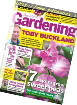 Amateur Gardening – 22 April 2017