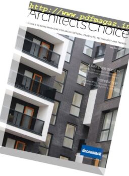 Architect’s Choice – May-June 2017