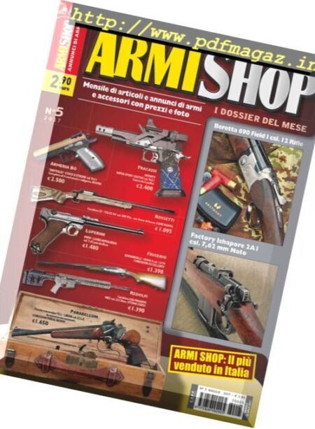Armi Shop – Maggio 2017 Cover