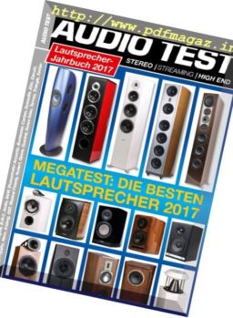 Audio Test Lautsprecher – Jahrbuch 2017