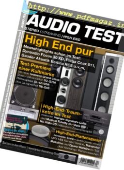 Audio Test – Nr.4, 2017