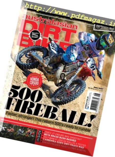 Australasian Dirt Bike – June 2017 Cover