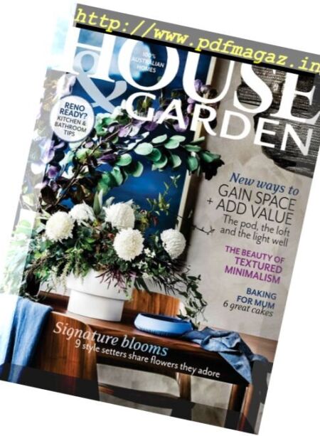 Australian House & Garden – May 2017 Cover