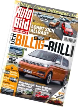 Auto Bild Germany – 5 Mai 2017