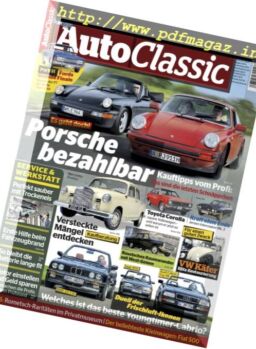 Auto Classic – Juli-August 2017