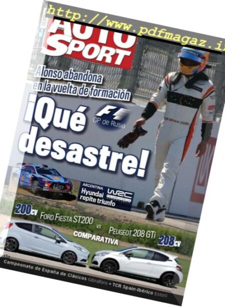 Auto Hebdo Sport – 2 Mayo 2017 Cover