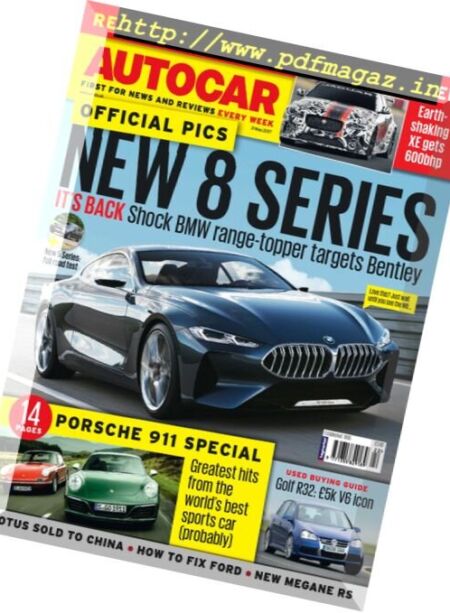 Autocar UK – 31 May 2017 Cover