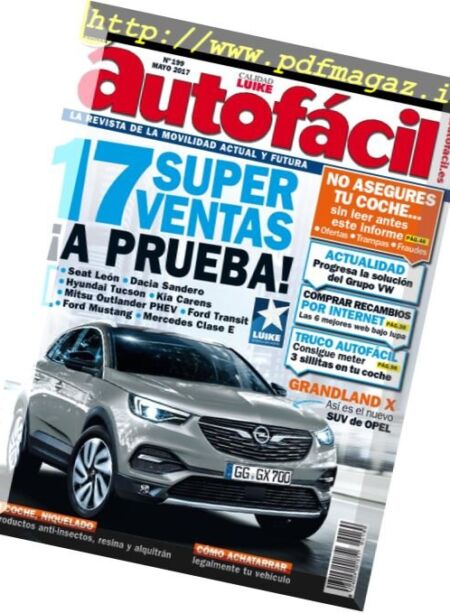 Autofacil – Mayo 2017 Cover
